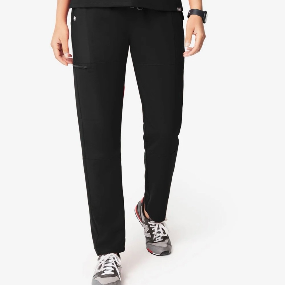 Figs Black Manari Slim Leg Scrub Pants Sz XS
